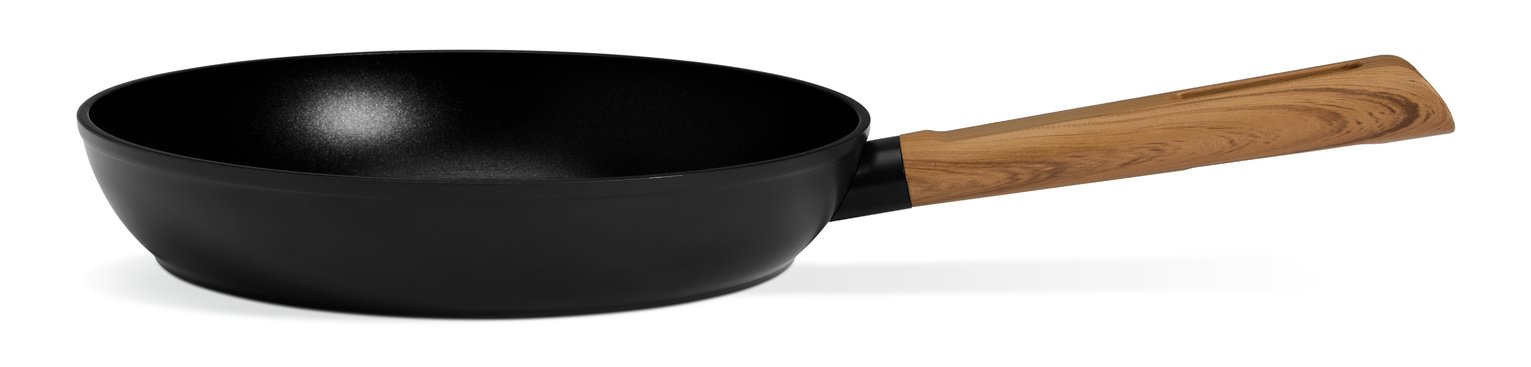 Habitat Wood Effect 24cm Non Stick Aluminum Frying Pan