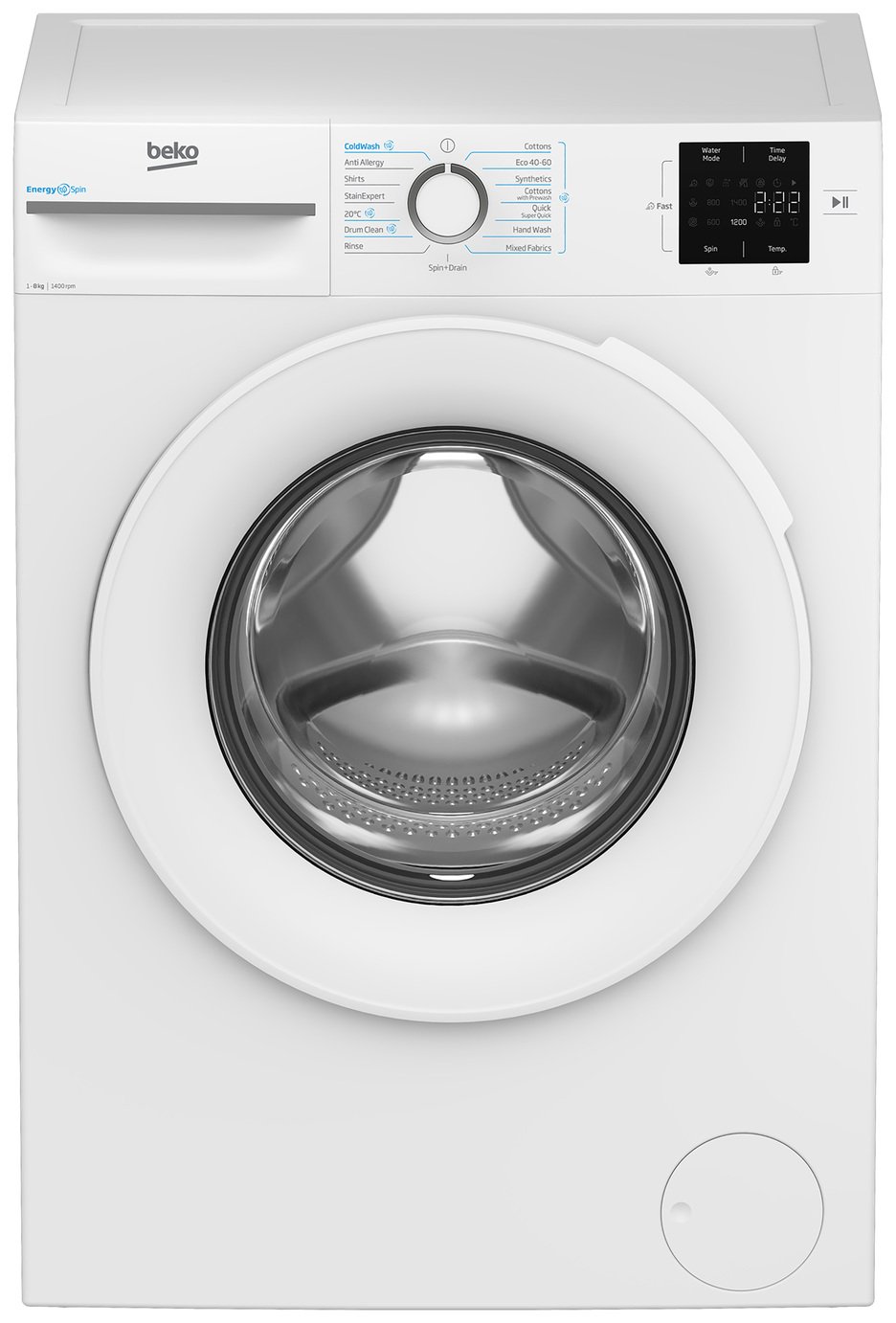 Beko EnergySpin BM3WT3841W 8kg 1400 Washing Machine – White