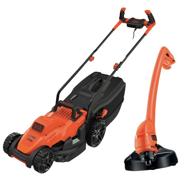 Buy Black Decker 34cm Corded Rotary Lawnmower 1400W