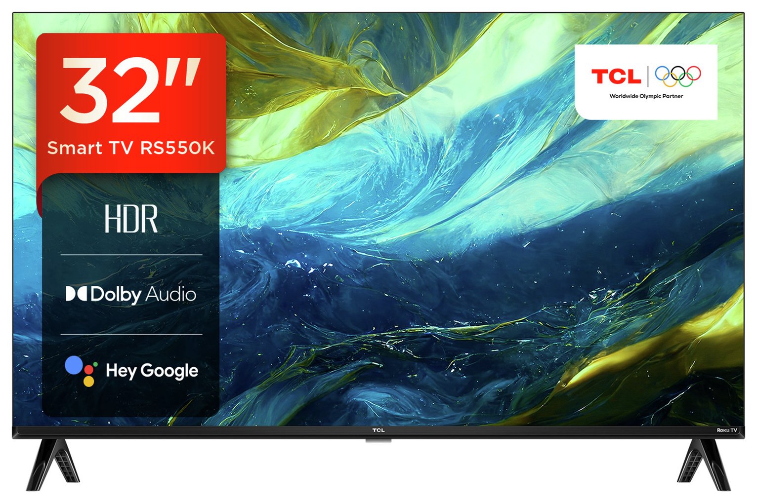 TCL 32 Inch 32RS550K Smart FHD LED Roku TV