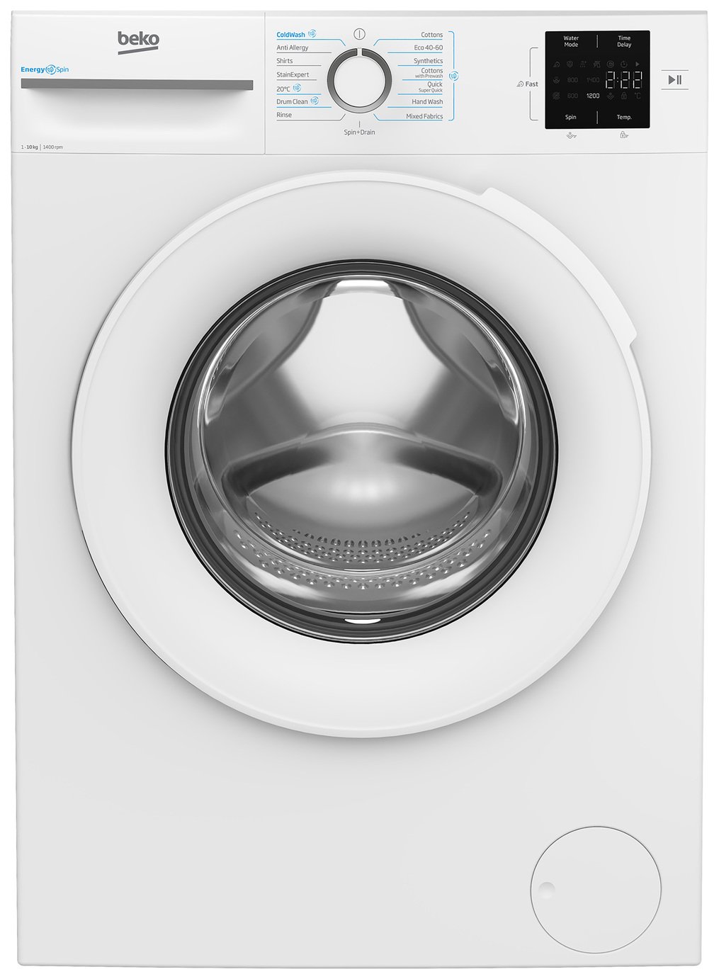 Beko EnergySpin B3W31041W 10kg 1400 Washing Machine – White 