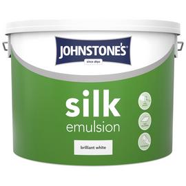 Johnstone's Silk Emulsion Paint 10L - Brilliant White