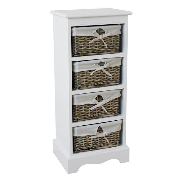 Wicker deals drawer unit