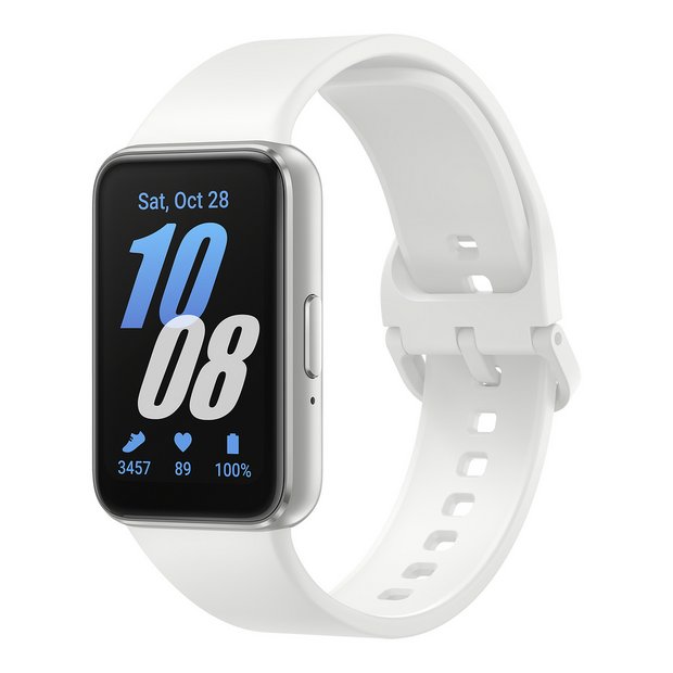 Buy Samsung Galaxy Fit3 40mm Smart Watch White Fitness and activity trackers Argos