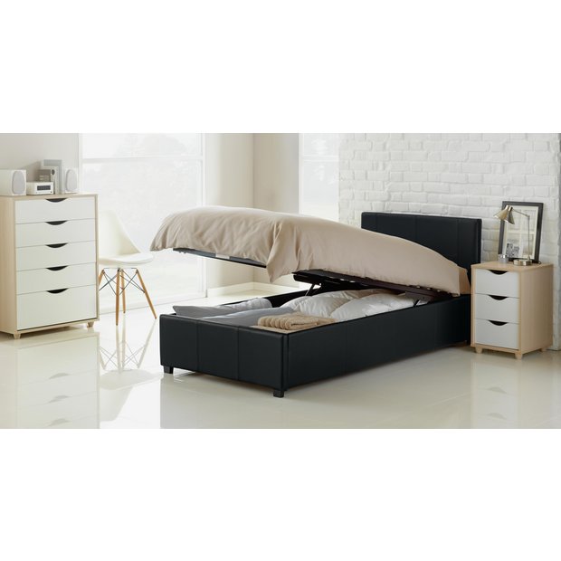 Buy Habitat Lavendon Single Ottoman Bed Frame Black Ottoman And Storage Beds Argos