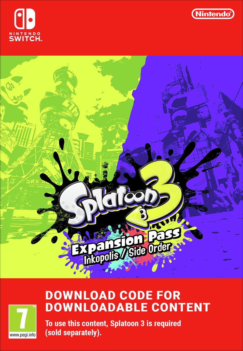 Splatoon 3 Expansion Pass Nintendo Switch DLC