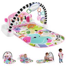 Fisher Price Glow and Grow Kick & Play Piano Gym - Pink