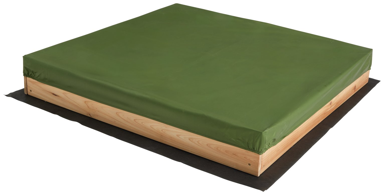 Chad Valley Wooden Sand Pit with Cover