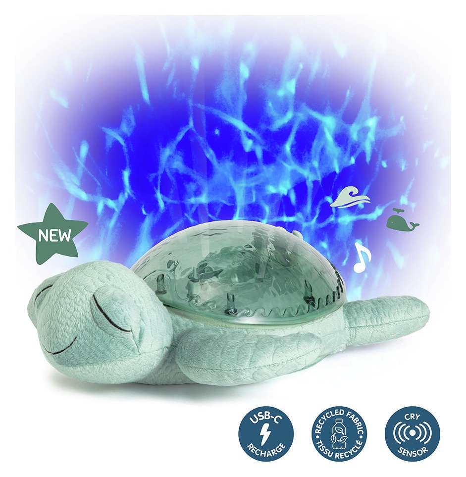  Cloud B Tranquil Turtle Green Nightlight Projector