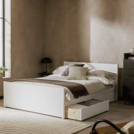 Argos Jenson 2 Drawer Small Double Storage Bed Frame-White