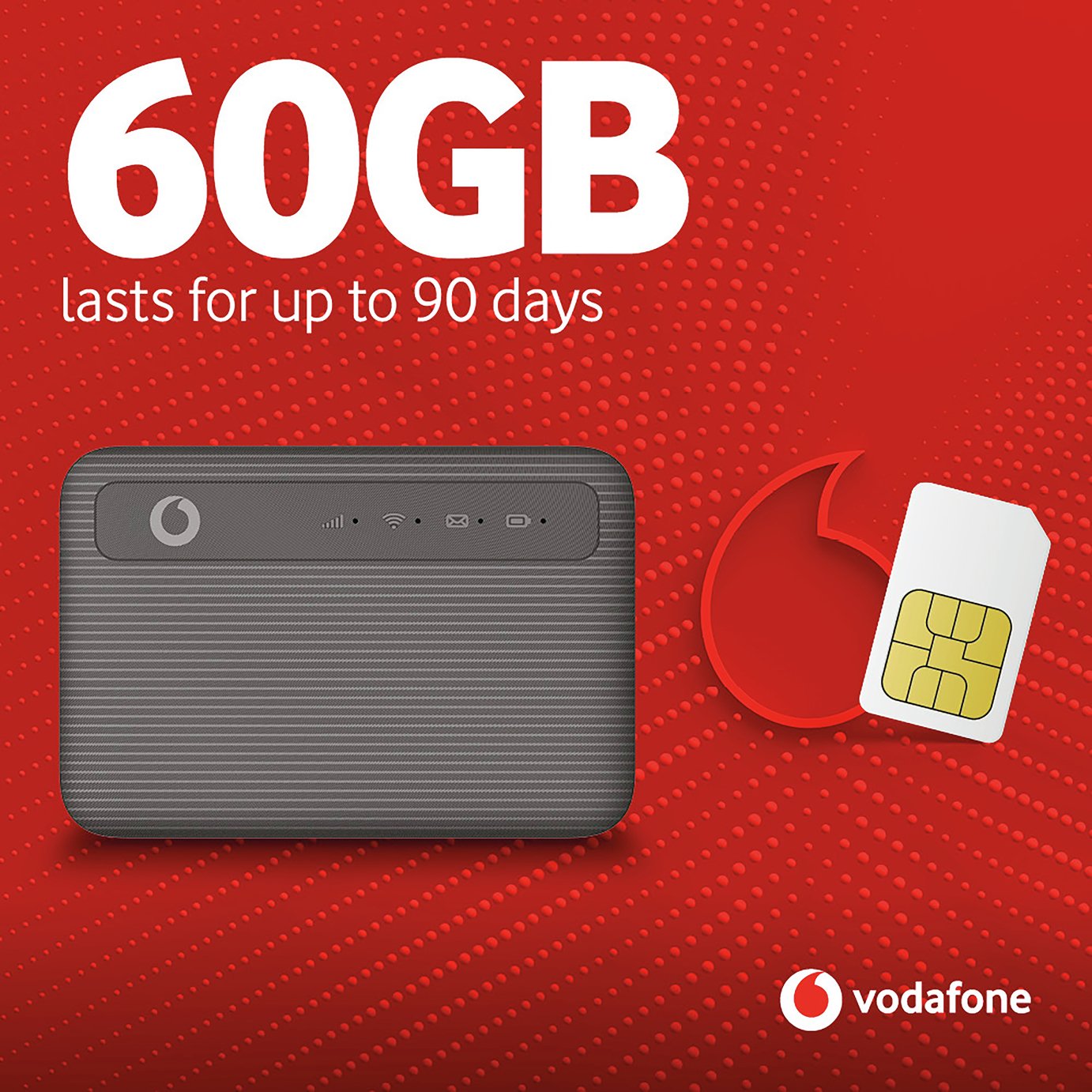 Vodafone 4G Mobile WiFi 60GB