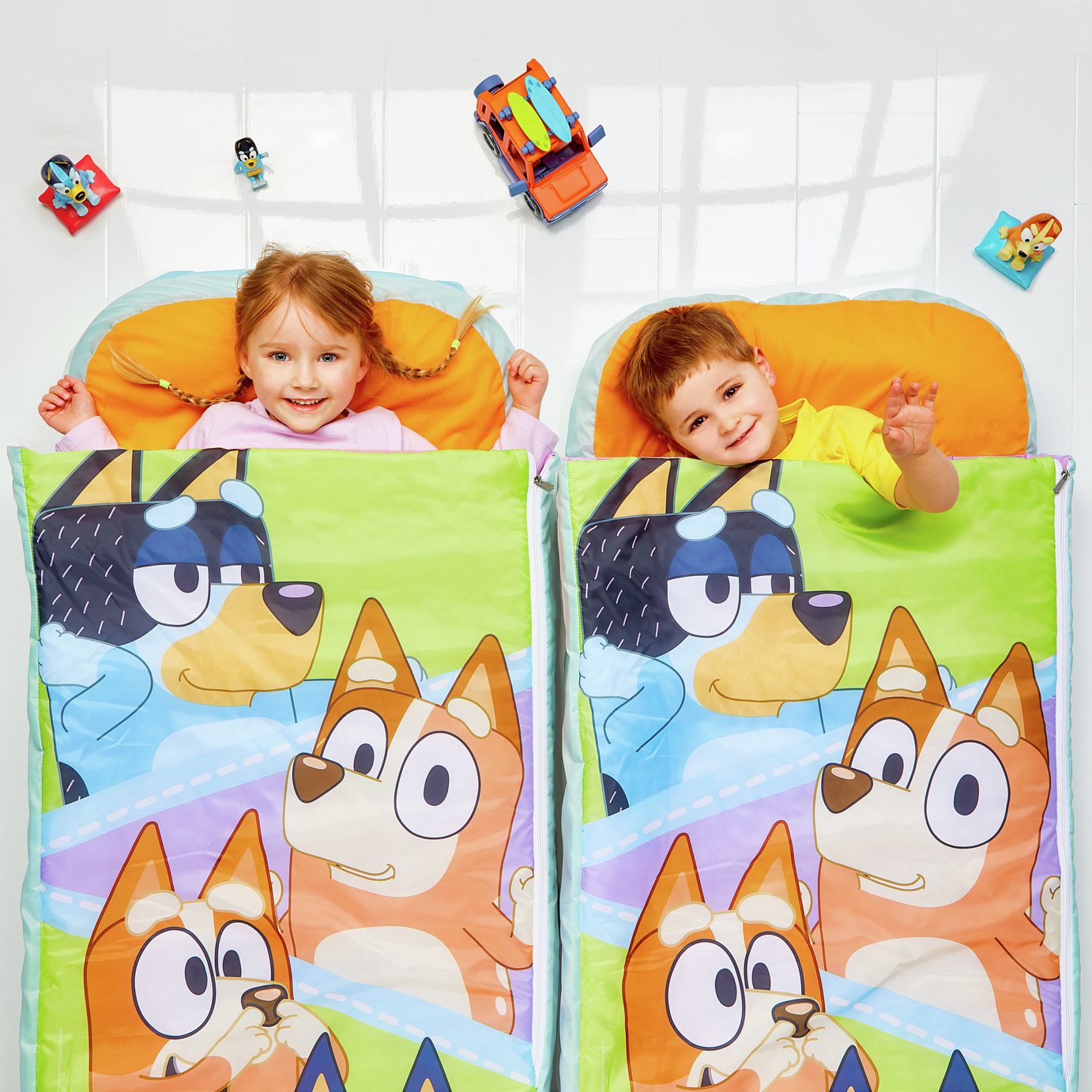 Bluey ReadyBed Portable Kids Airbed and Sleeping Bag