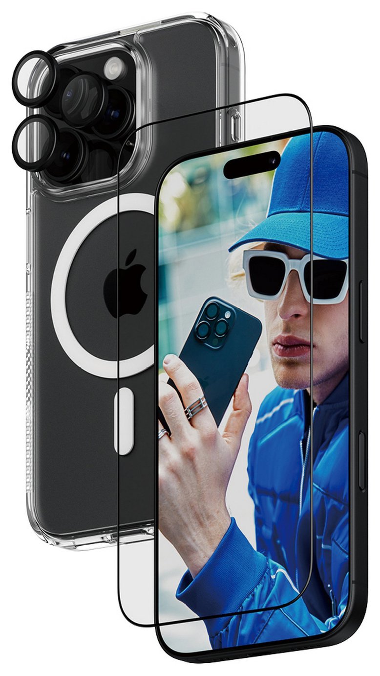 PanzerGlass iPhone 16 Pro 3-In-1 Protection Bundle