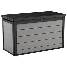 Buy Keter Premier 757L Outdoor Garden Storage Box Grey Garden storage boxes and cupboards Argos