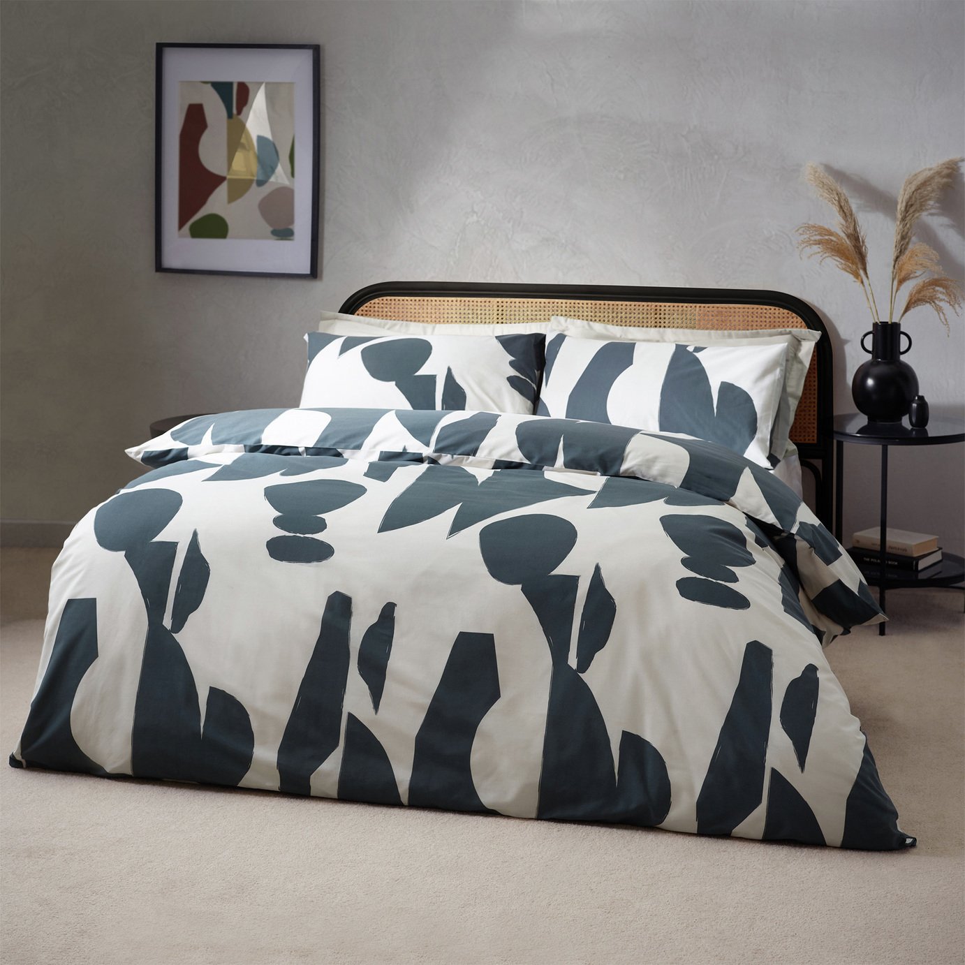 Hoem Meta Dusk Printed Bedding Set