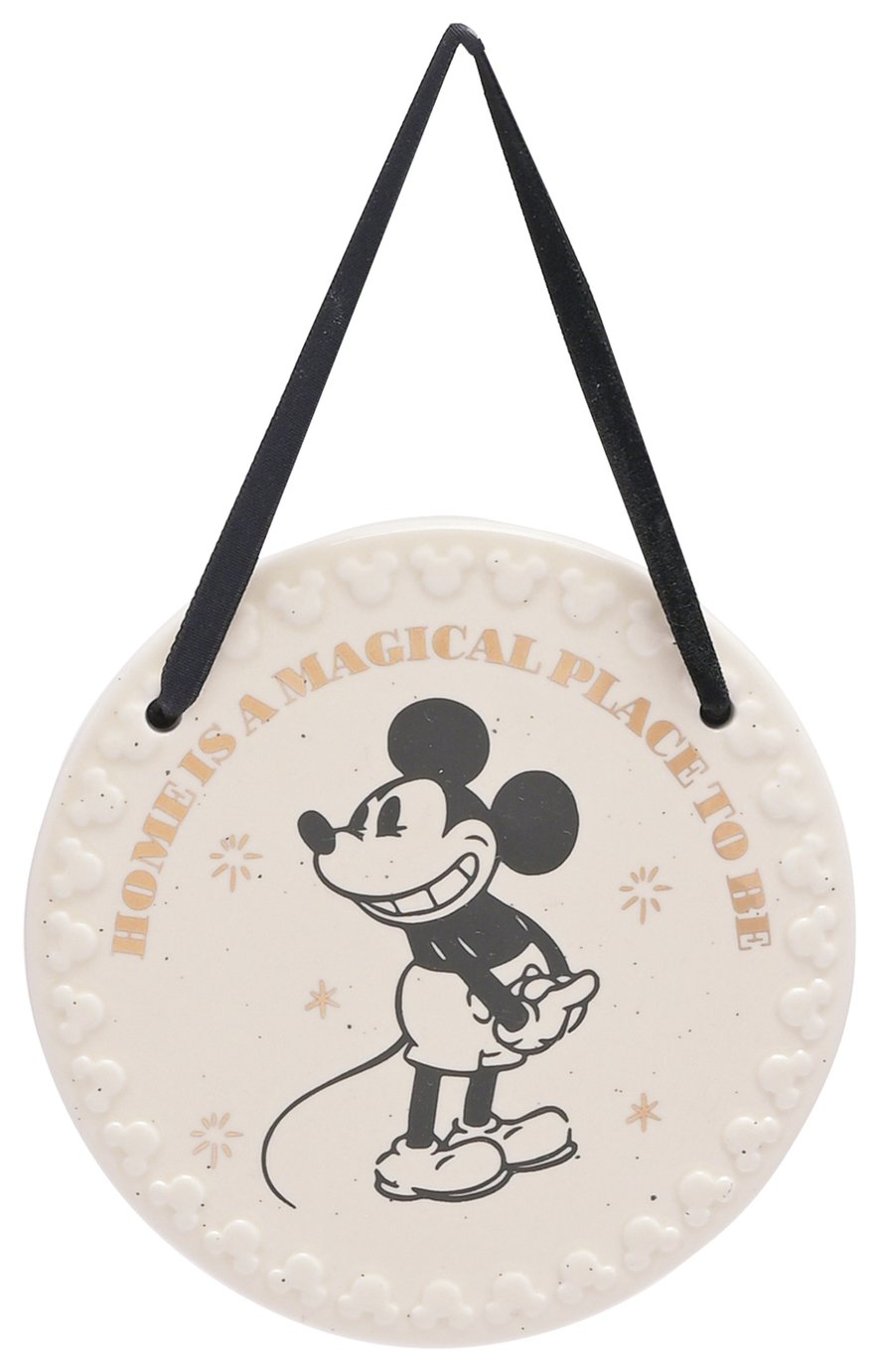 Disney Mickey Mouse Ceramic Home Plaque