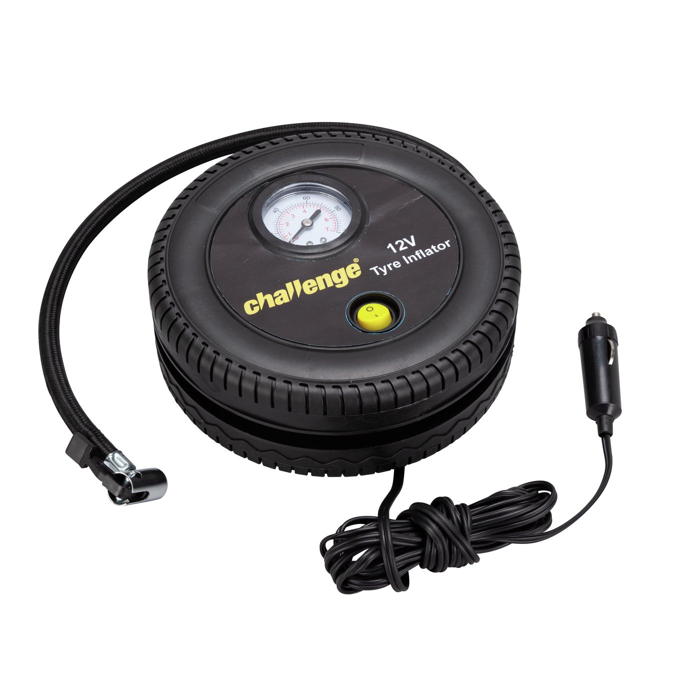Challenge 12V Analogue Tyre Inflator 