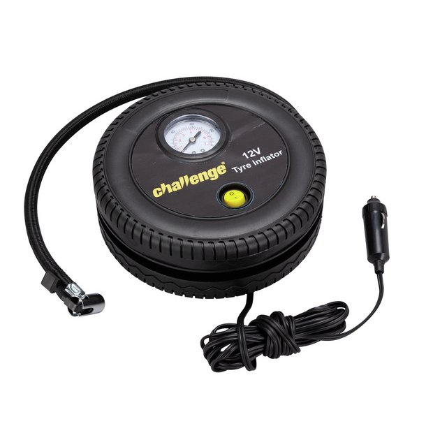 Buy Challenge 12V Analogue Tyre Inflator, Car tyre inflators and air  compressors