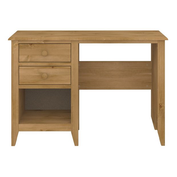 Buy Habitat Colorado 2 Drawer Office Desk Pine Desks Argos