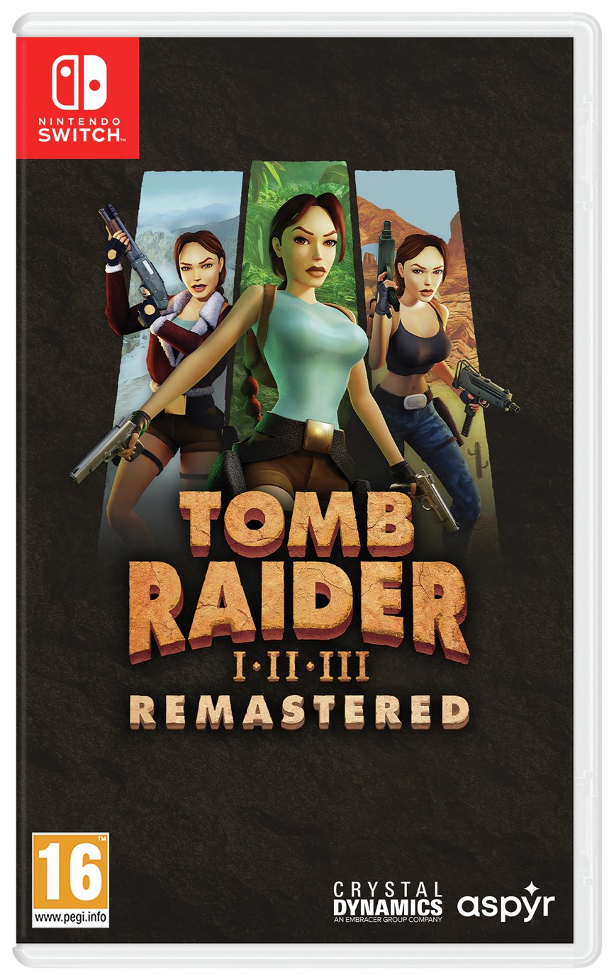 Tomb Raider I-III Remastered Nintendo Switch Game