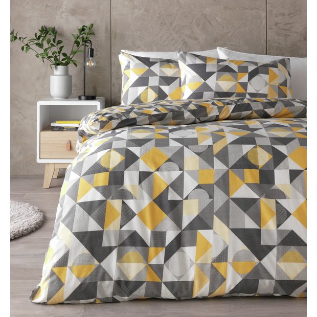 Buy Argos Home Geo Blocks Bedding Set Single Duvet Cover Sets