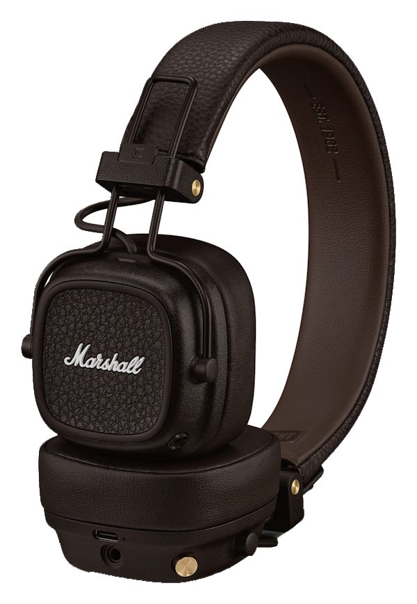 Marshall Major V On-Ear Wireless Headphones - Brown
