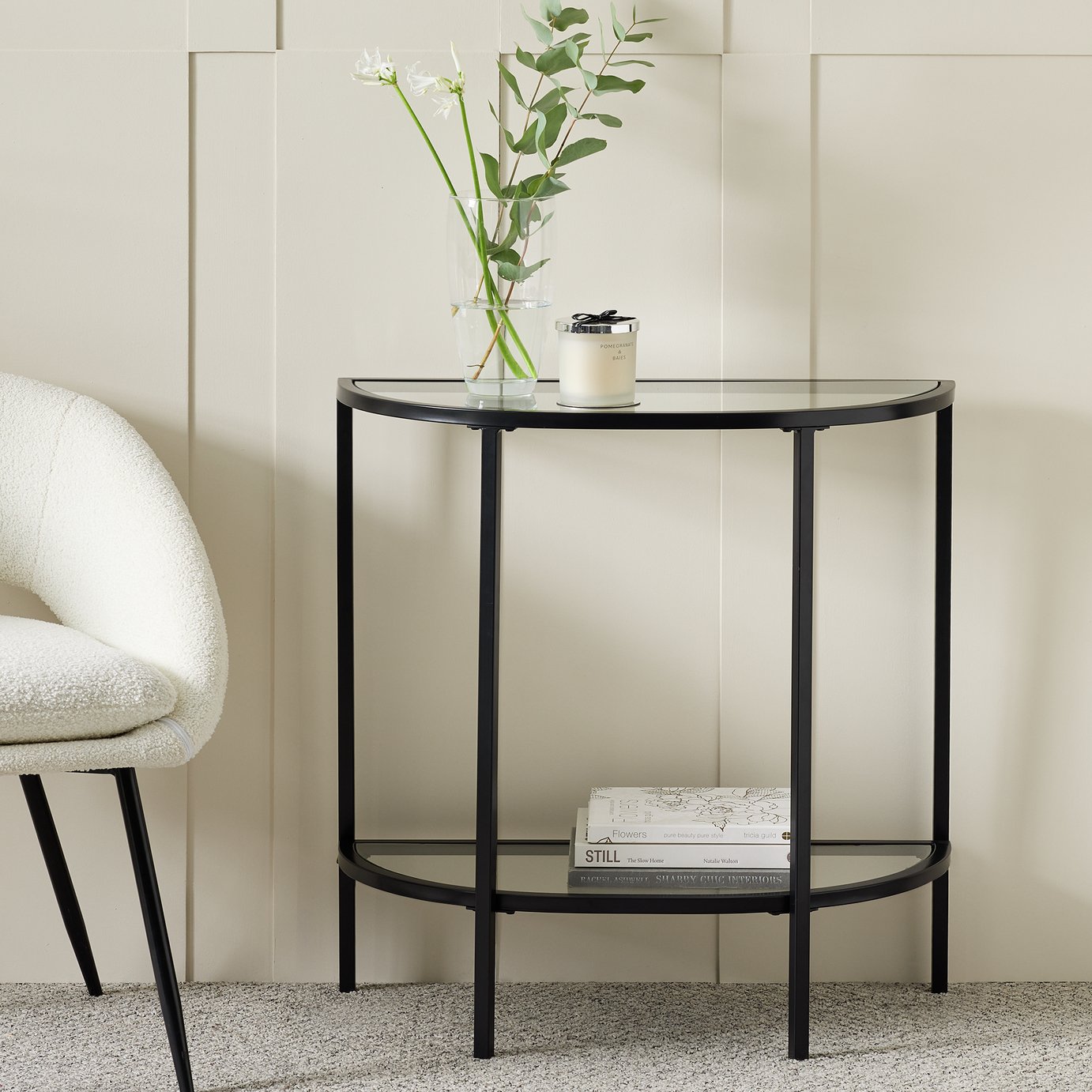 Argos Home Boutique Console Table - Black