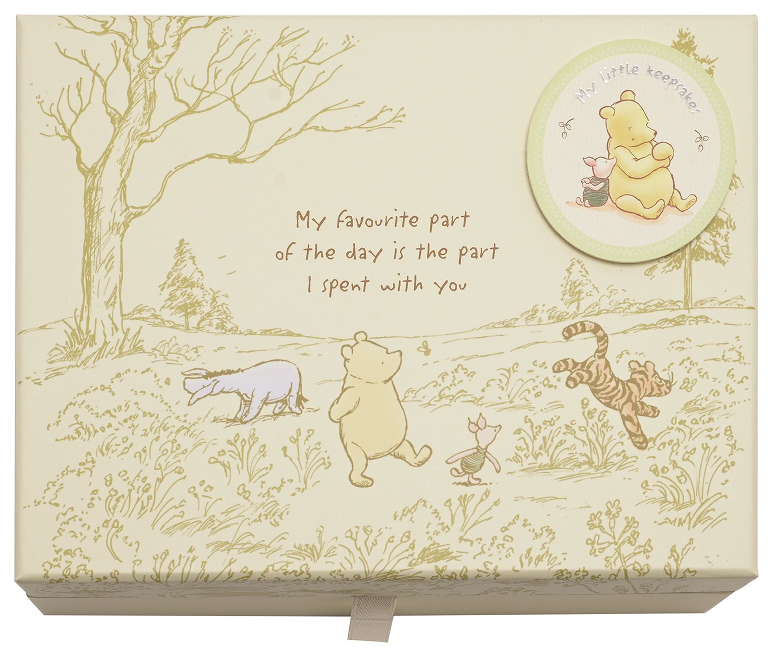 Disney Classic Winnie The Pooh Christmas Keepsake Box