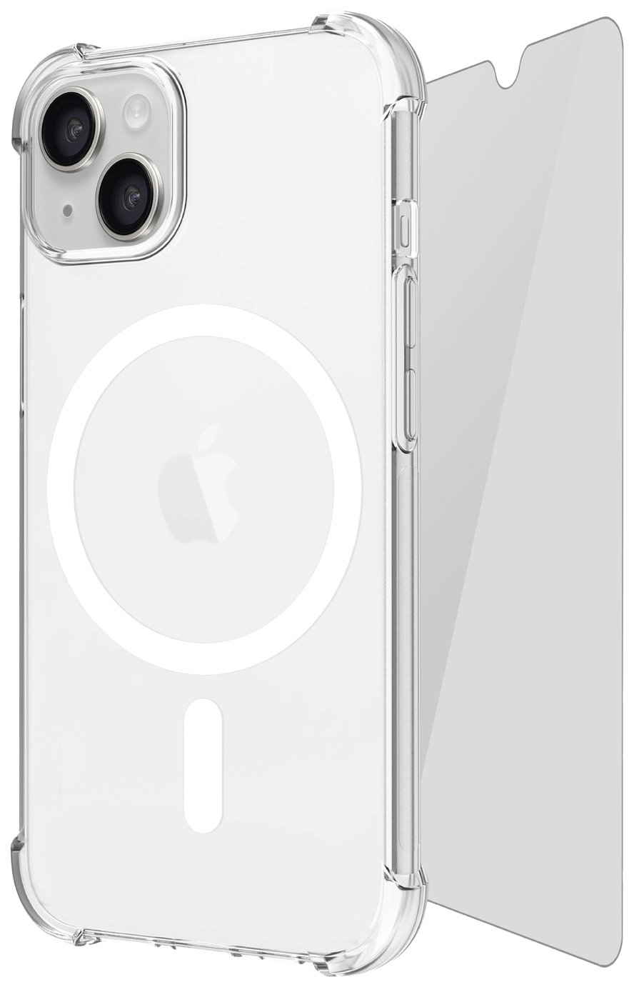 Skech iPhone 15 Phone Case MagSafe & Glass Screen Protector