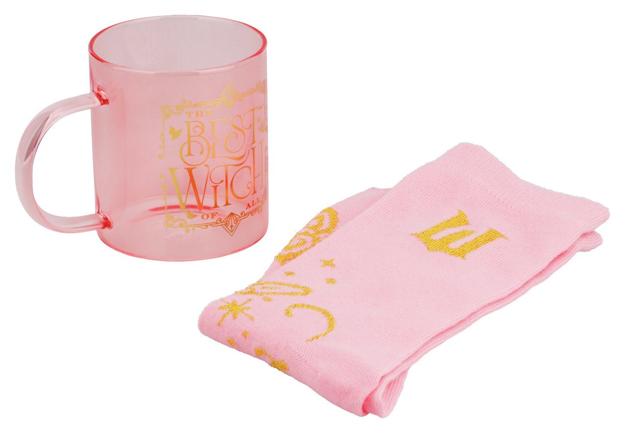 Wicked The Best Witch Of All Glass Mug And Socks Gift Set