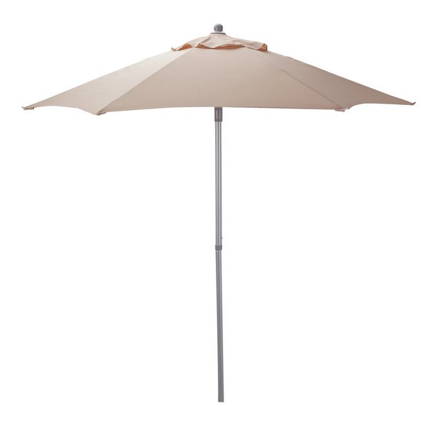 Buy Argos Home 2m Garden Parasol Cream Garden parasols and bases Argos