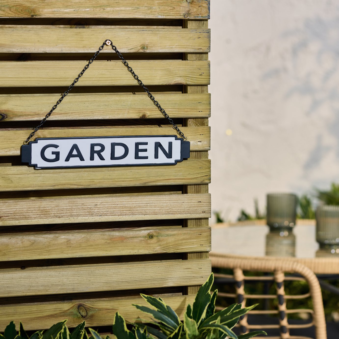Home Garden Sign