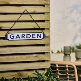 Home Garden Sign