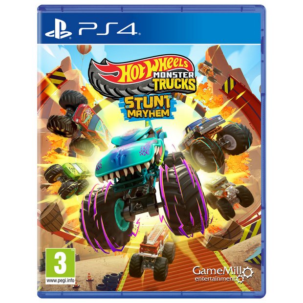 Buy Hot Wheels Monster Trucks Stunt Mayhem PS4 Game PS4 games Argos