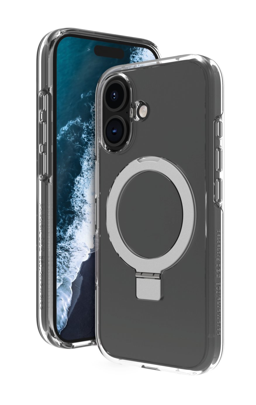 dbramante1928 iPhone 16 Kickstand Phone Case MagSafe - Clear