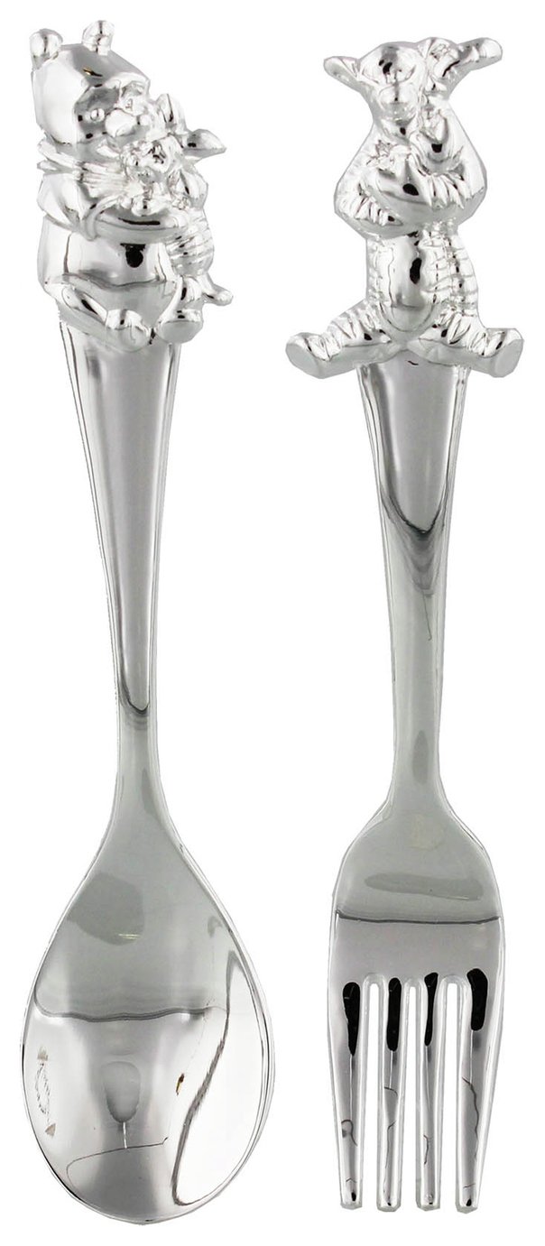 Disney Winnie The Pooh Fork And Spoon Set
