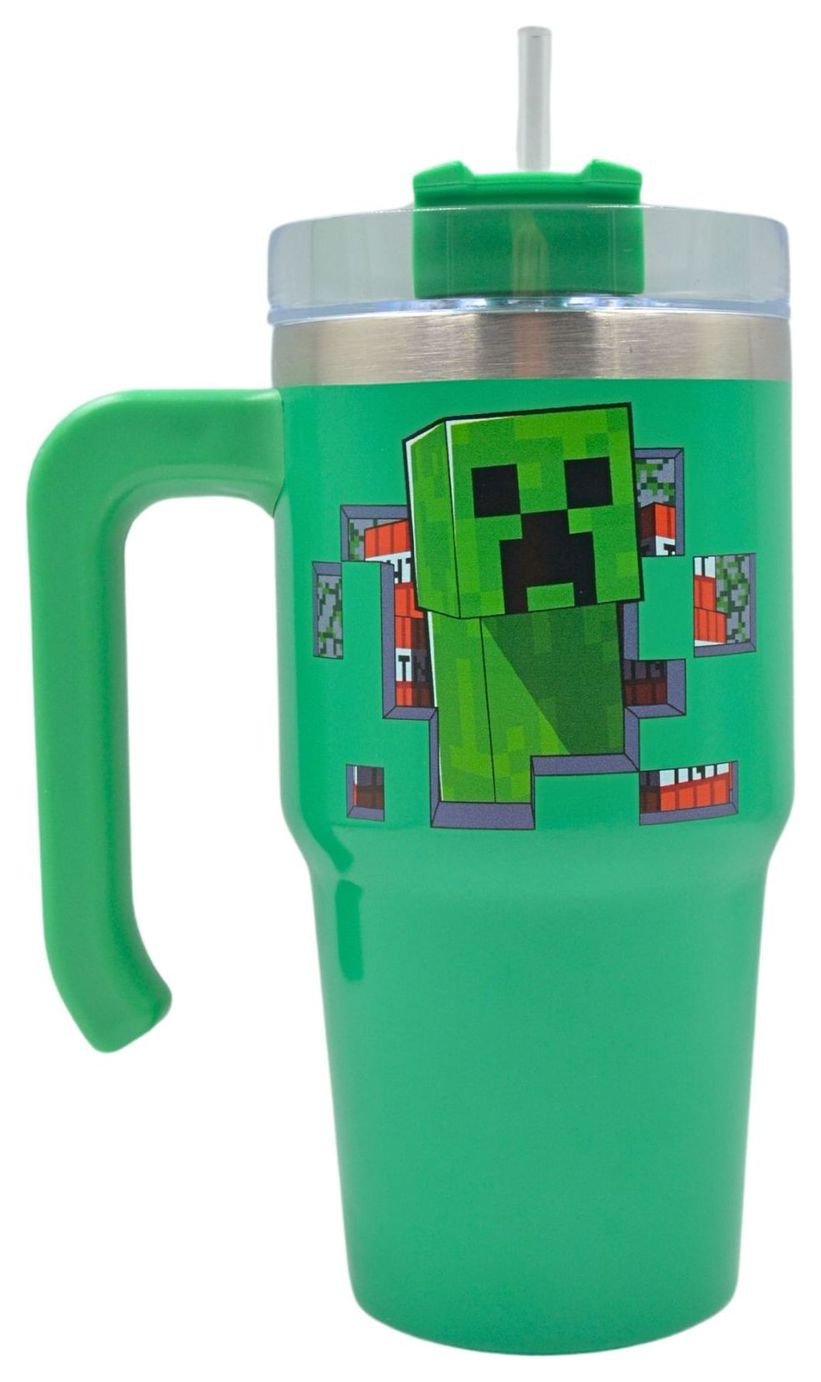 Hox Minecraft Green Travel Coffee Cup - 600ml