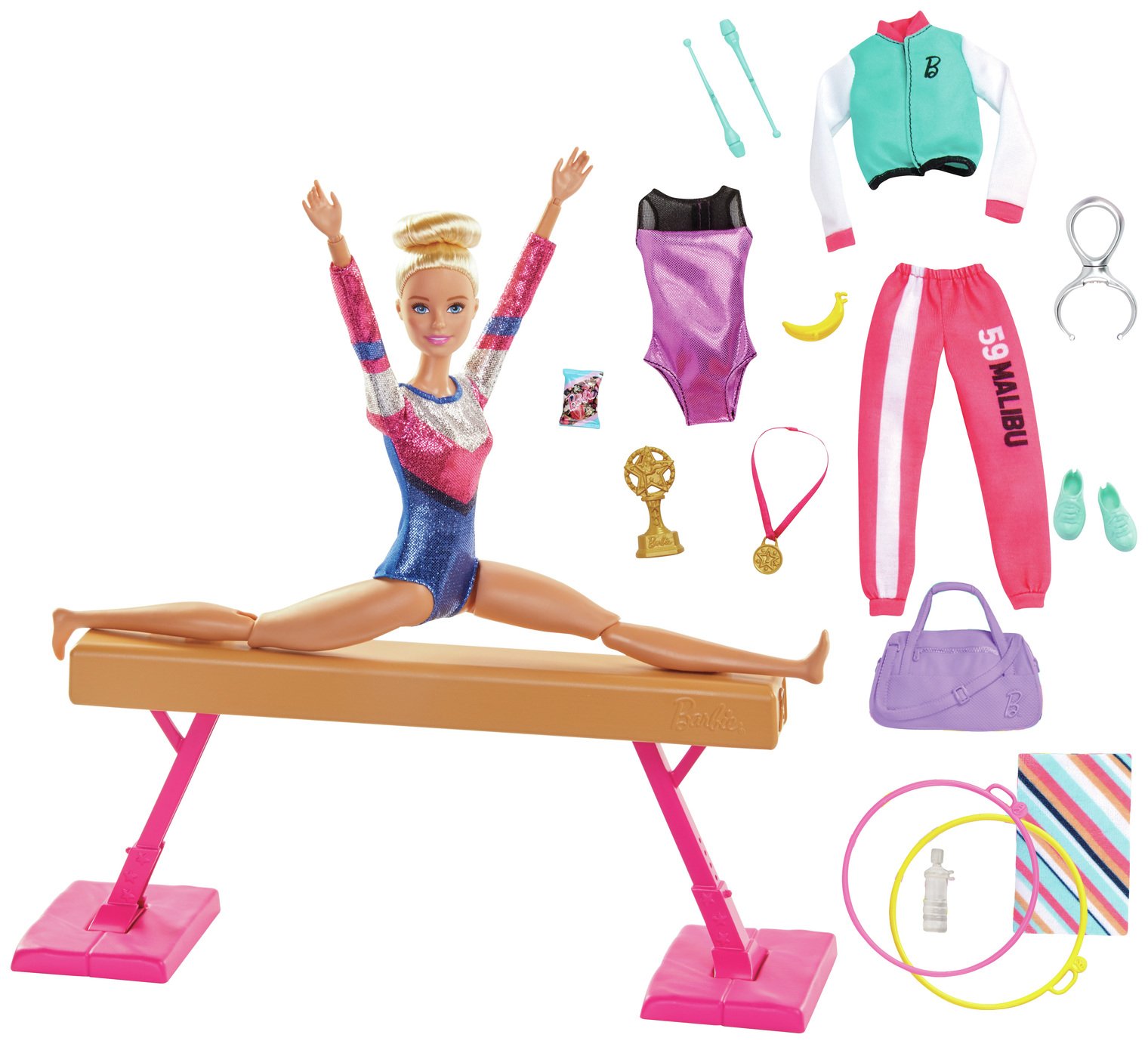 Buy Barbie Sport Gymnastics Doll and 