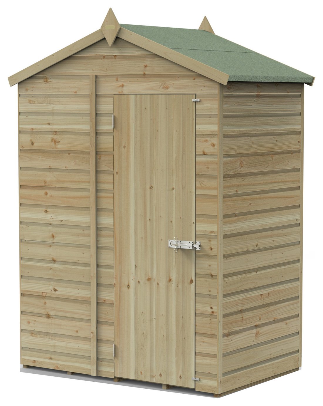 Forest Beckwood Shiplap Windowless Apex Shed - 5 x 3ft