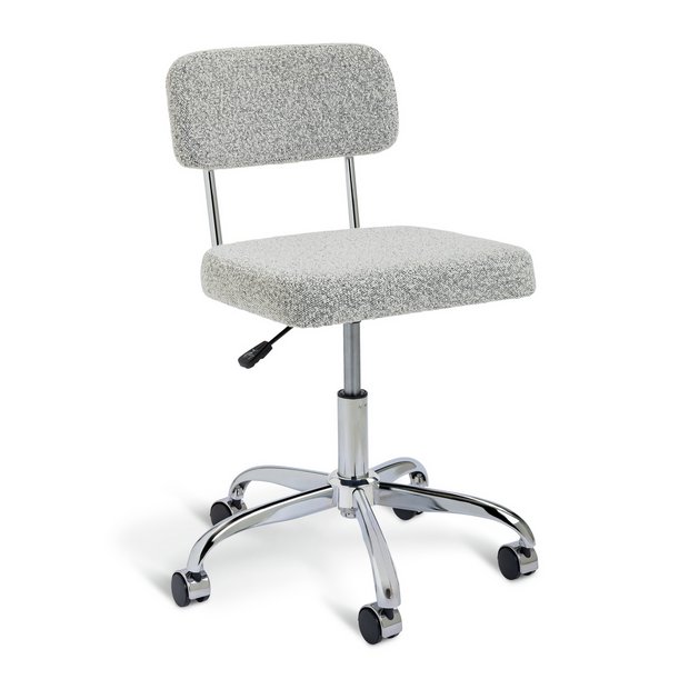 Buy Habitat Haki Fabric Office Chair Grey Office chairs Argos
