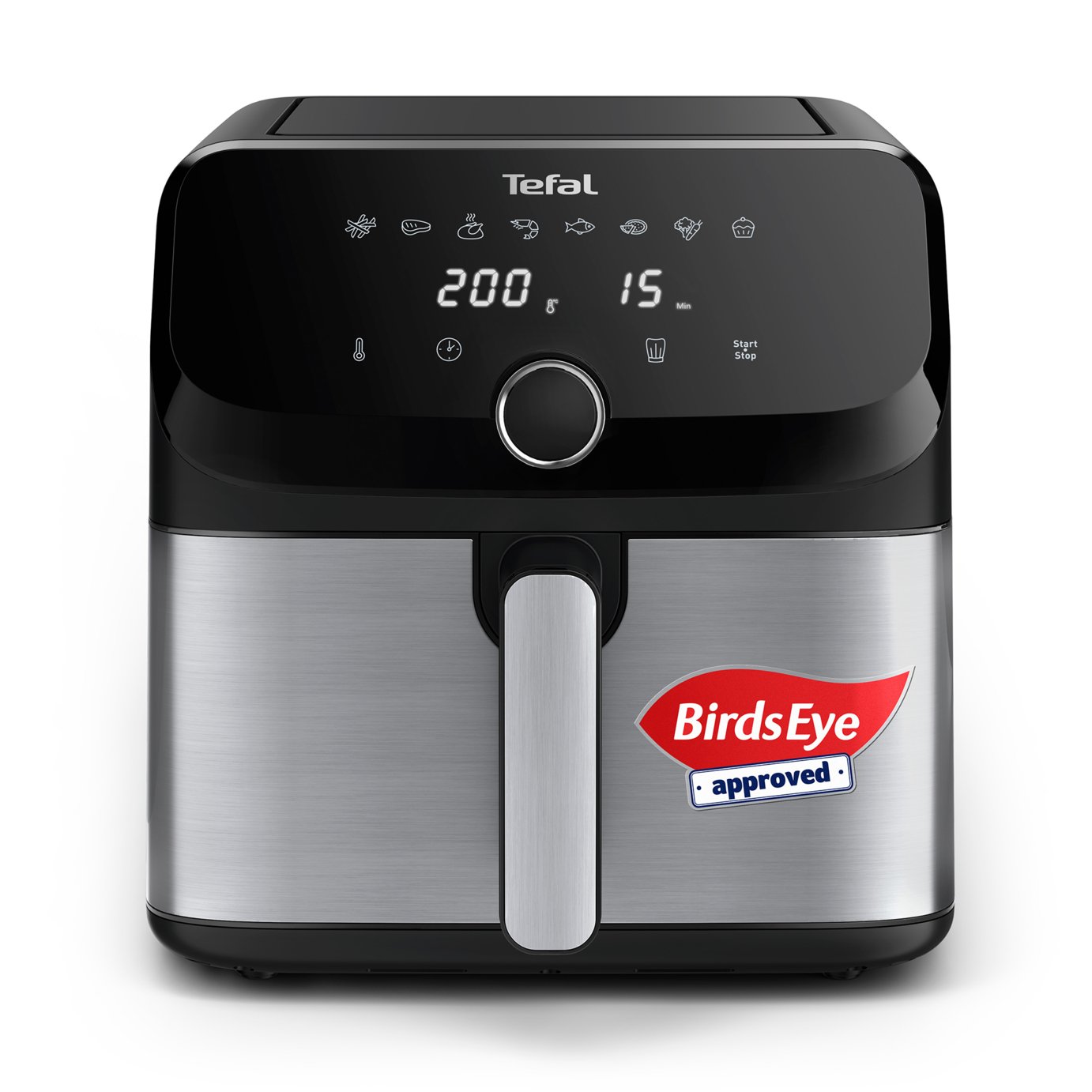 Tefal Easy Fry Mega 7.5L Air Fryer - Stainless Steel 