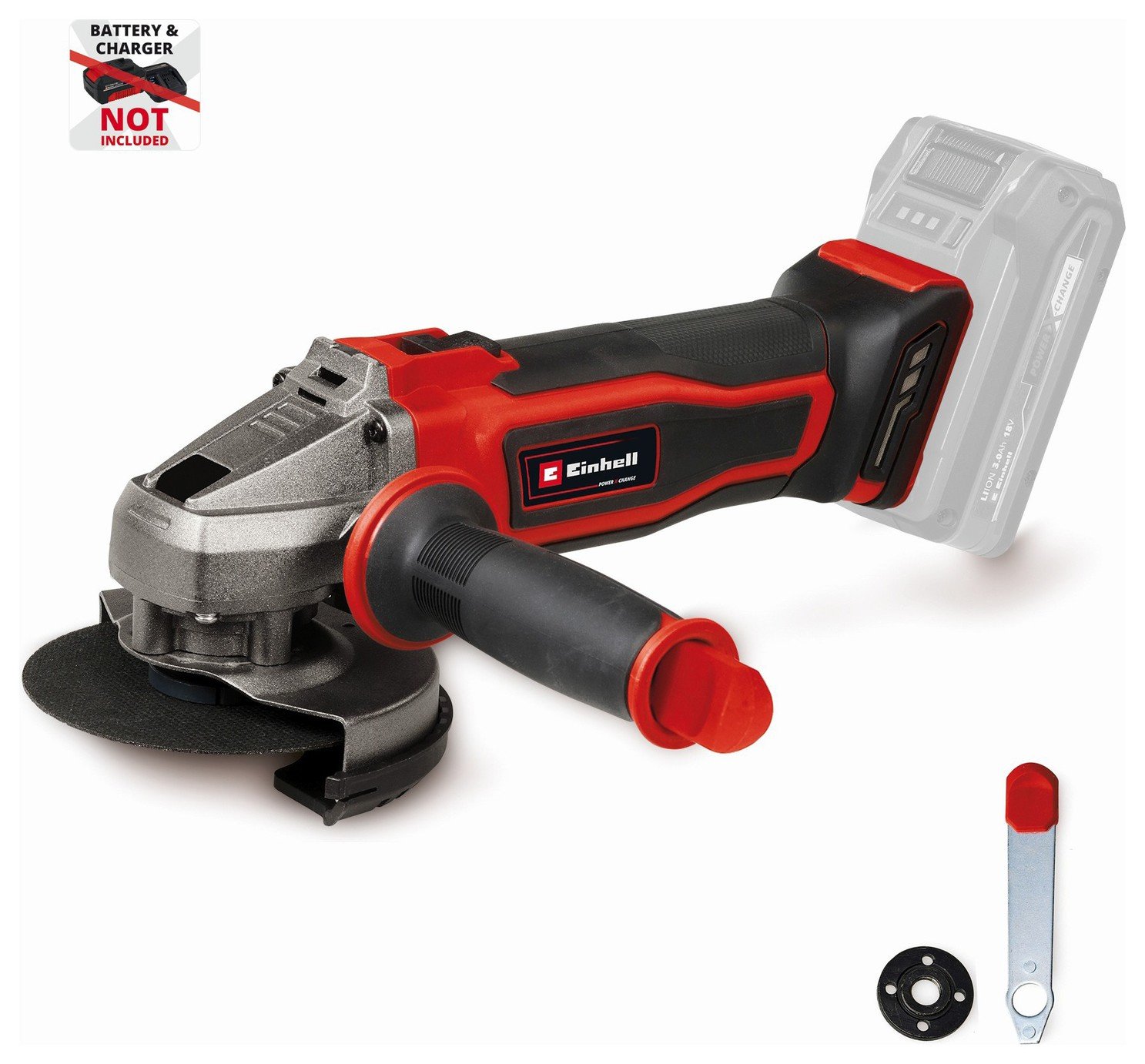 Einhell Power X-Change Solo Cordless Angle Grinder -18V