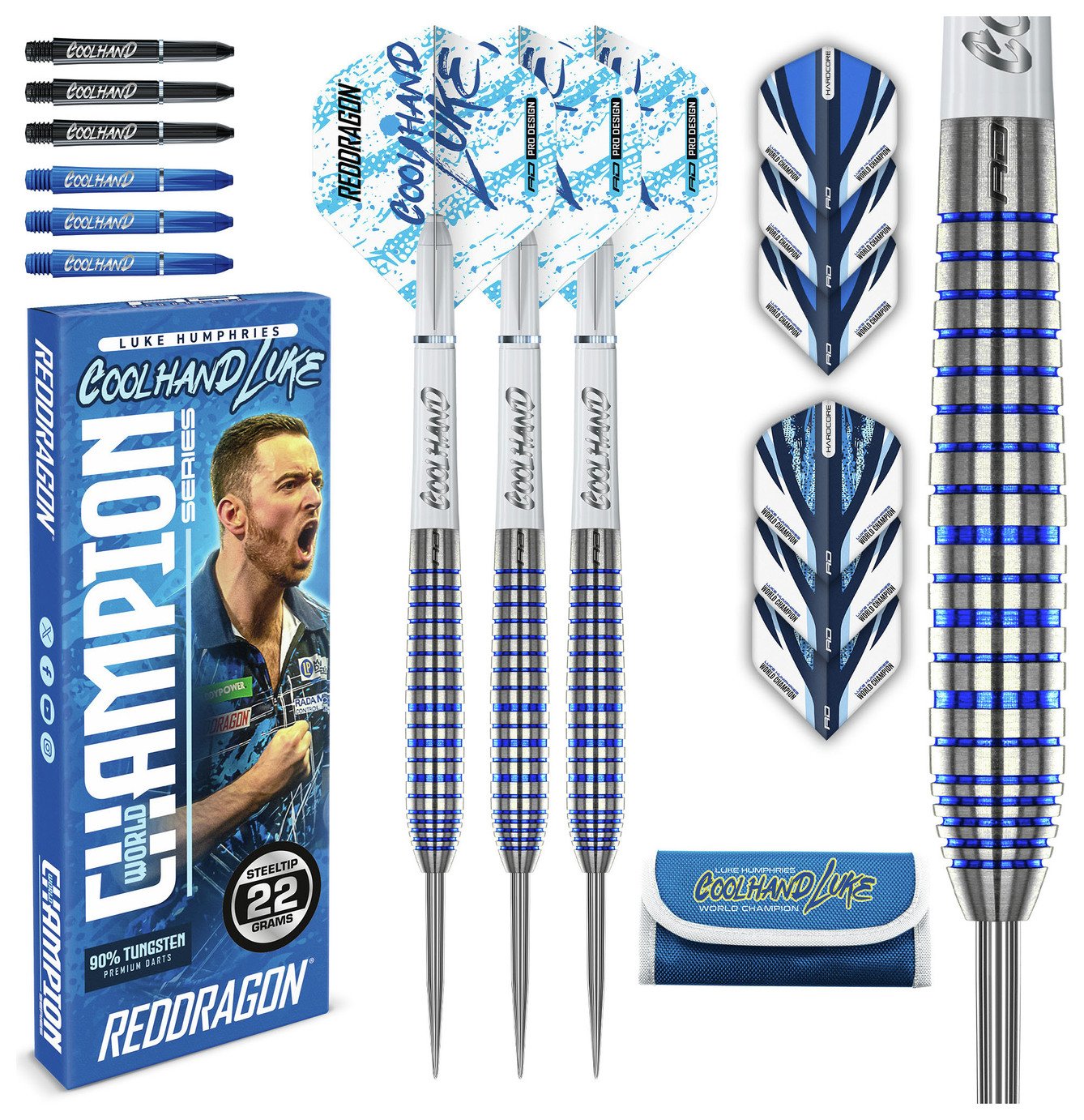 Red Dragon Luke Humphries Coolhand 22g 90% Tungsten Darts