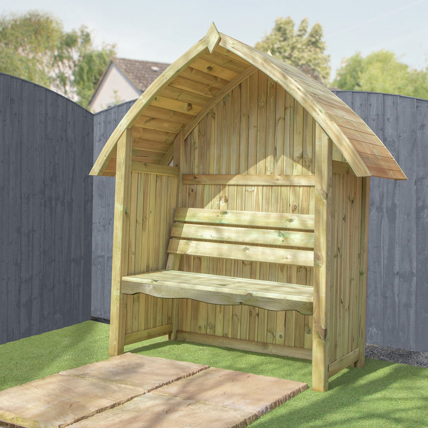 Mercia Trent Arch Top Arbour Seat