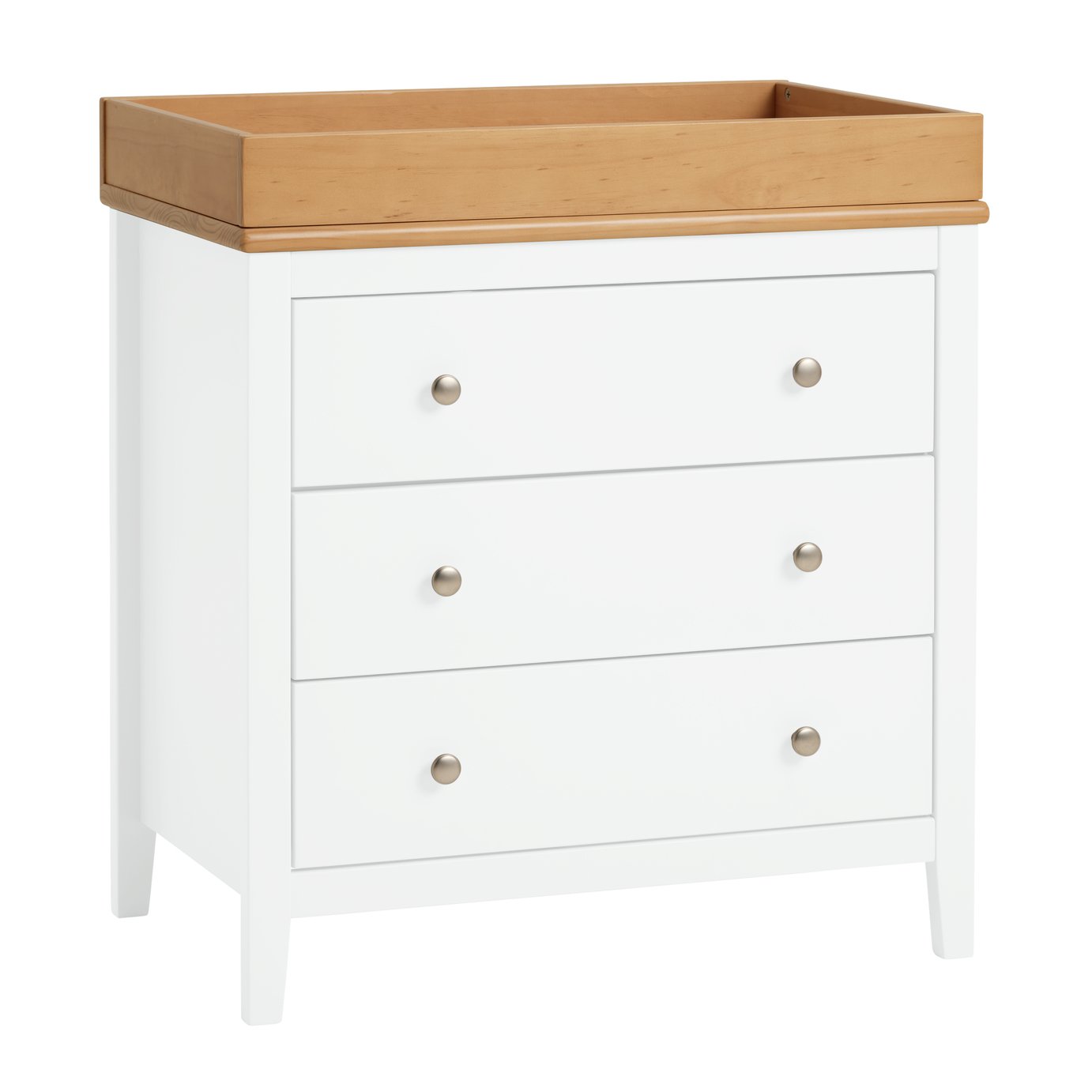 Cuggl Canterbury Nursery 3 Drawer Chest - White