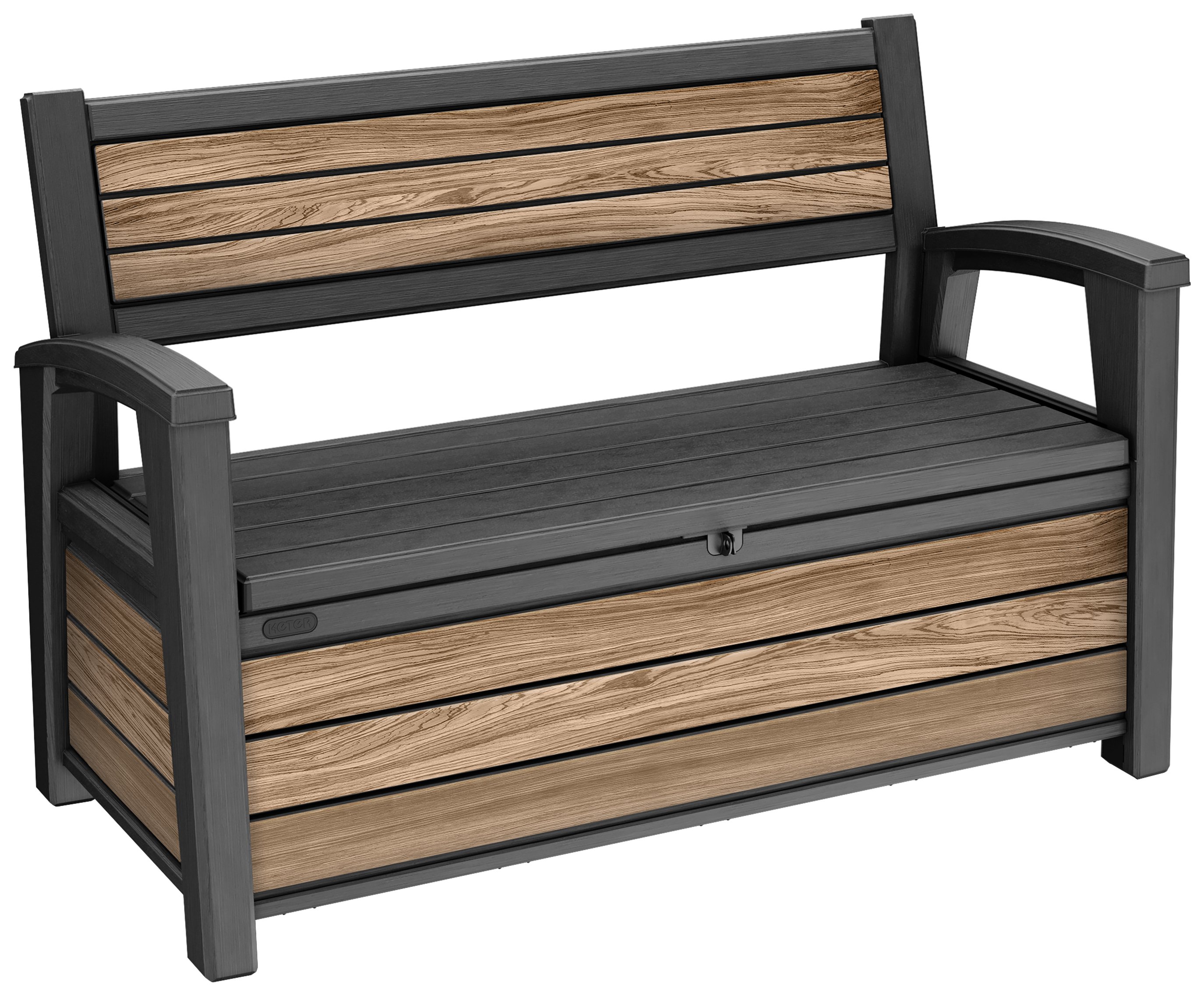 Keter Signature Storage Bench, Oak