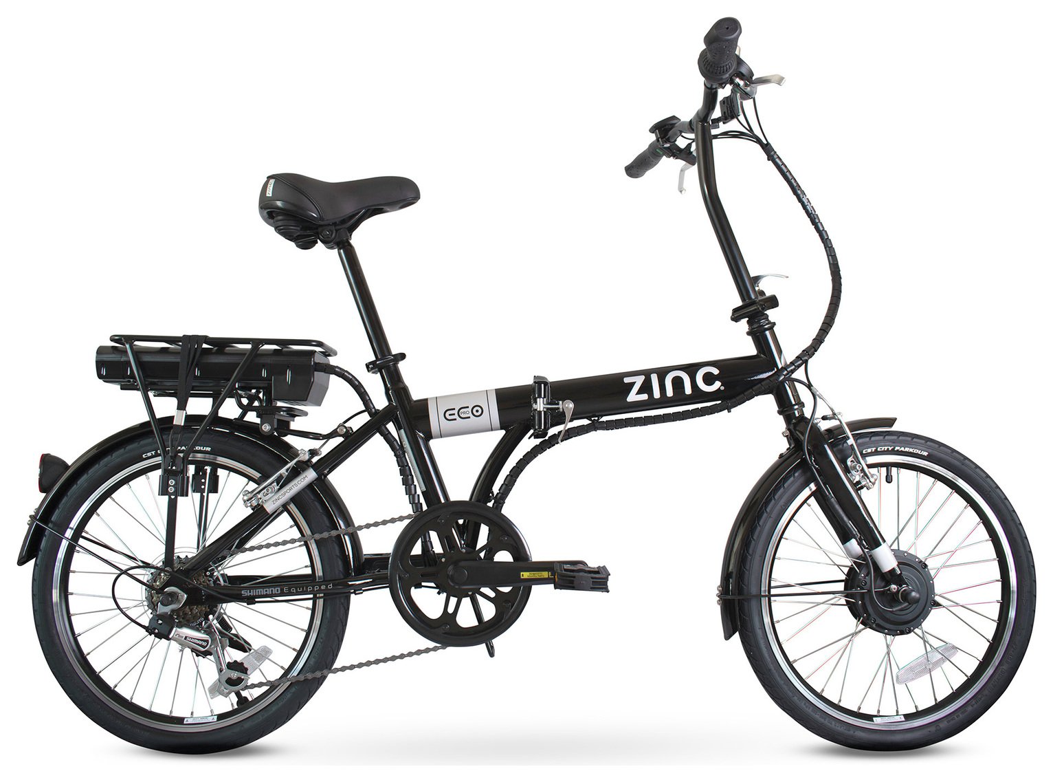 Zinc 20 Inch Wheel Size Eco Pro Unisex 36V Electric Bike