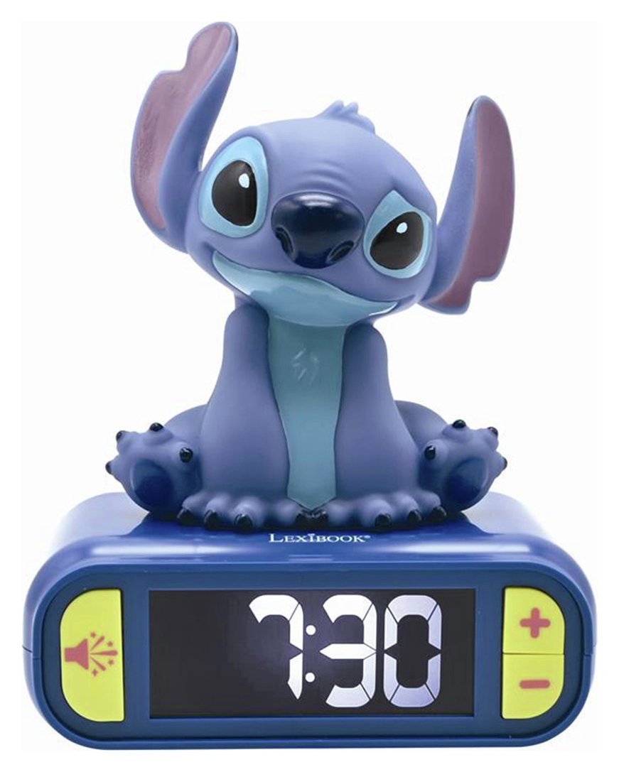 Disney Stitch Nightlight Alarm Clock