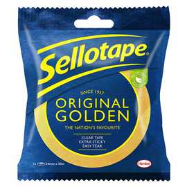 Sellotape Original Golden Tape - 24mm x 50m