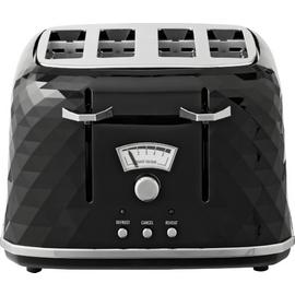 De'Longhi CTJ4003 Brillante 4 Slice Toaster - Black